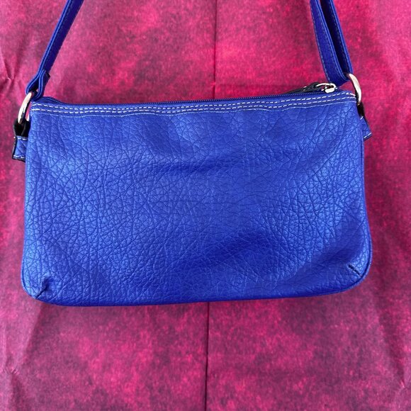 ROSETTI WOMEN PURSE HANDBAG SHOULDER NAVY BLUE 3 POCKET WITH ZIPPER SMALL - Picture 3 of 14